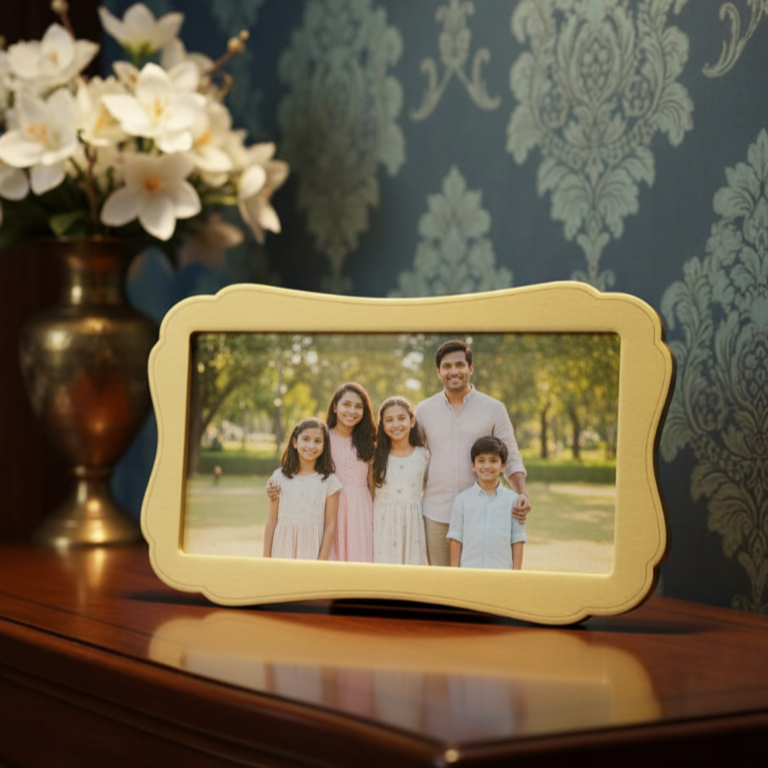 Elegant Custom Wooden Photo Frame